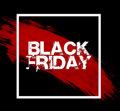 imagen de pixabay del black friday sobre fondo negro y rojo