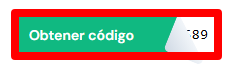 botón verde de obtener código de love coupons
