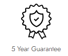 warranty logo on white background