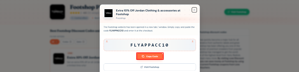 A Footshop voucher code on Love Discount Vouchers