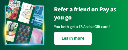 Asda Mobile reward program ad