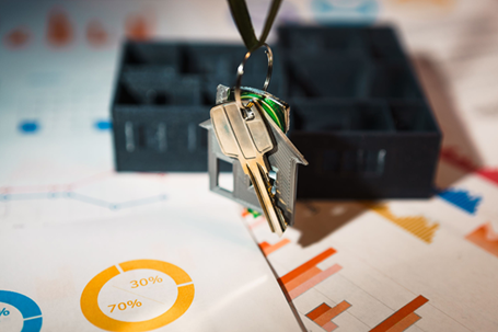 Image showing keys on a keychain