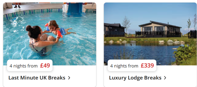 Haven caravan holiday last-minute deals in the UK
