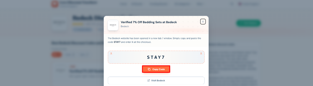 An Bedeck promo code on Love Discount Vouchers