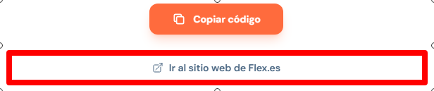 enlace al sitio web de flex desde love coupons