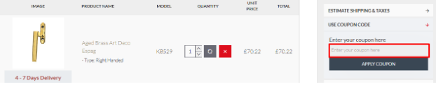 the red box is where you paste the Cast In Style promo code 