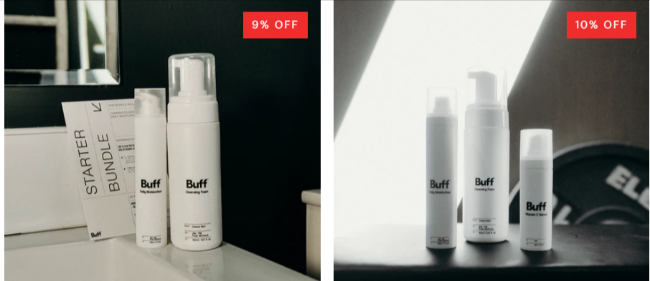 buff high perfomance skincare products for men