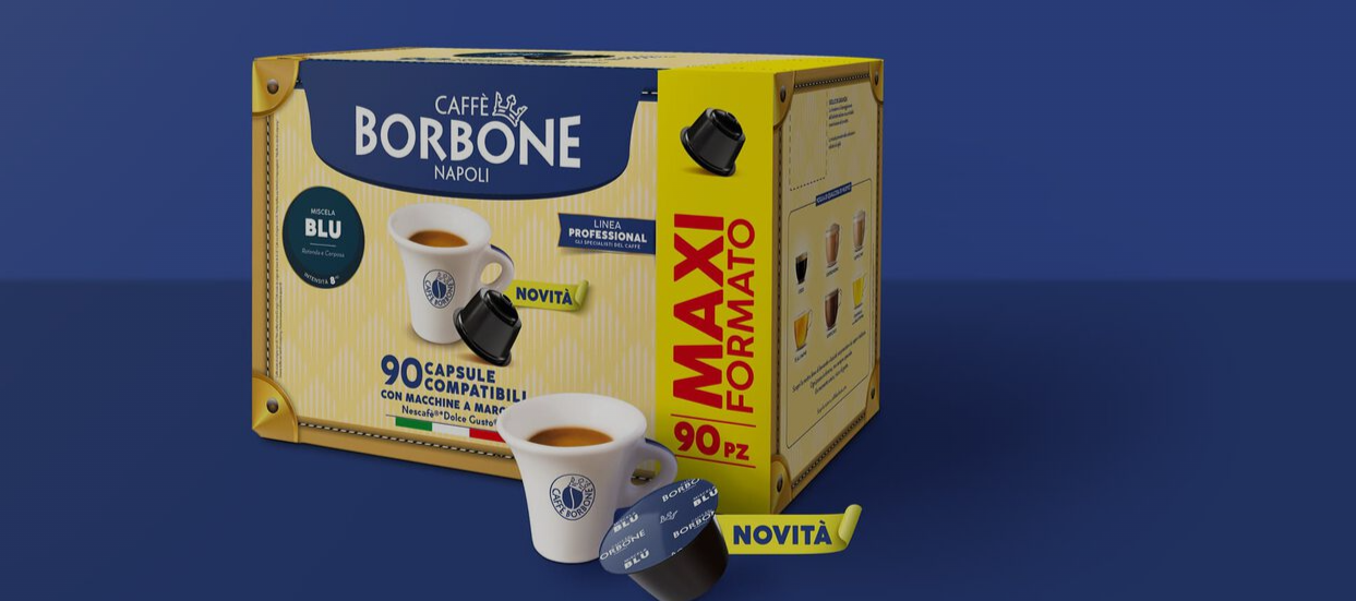 pacco del Caffè Borbone da poter comprare in offerta grazie all'utilizzo di un codice sconto Caffè Borbone da poter prelevare