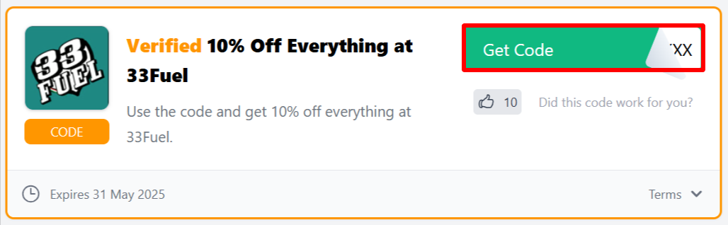 The Love Discount Vouchers page showing discount codes to use on your purchase