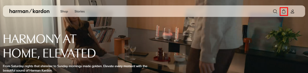 The Harman Kardon homepage