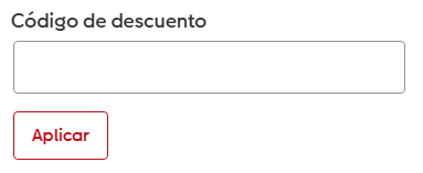espacio para aplicar el descuento cewe y obtenerlo