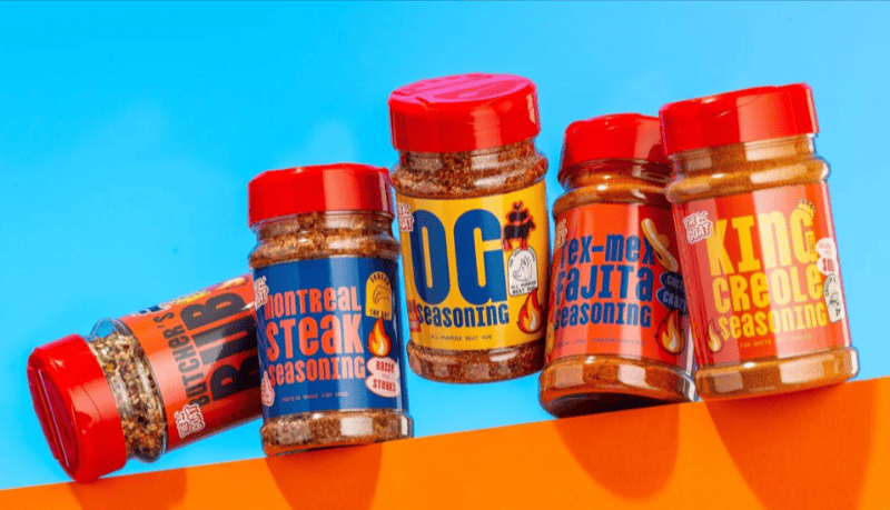 An example of the seasonings you can save on with a GOAT Blends voucher code