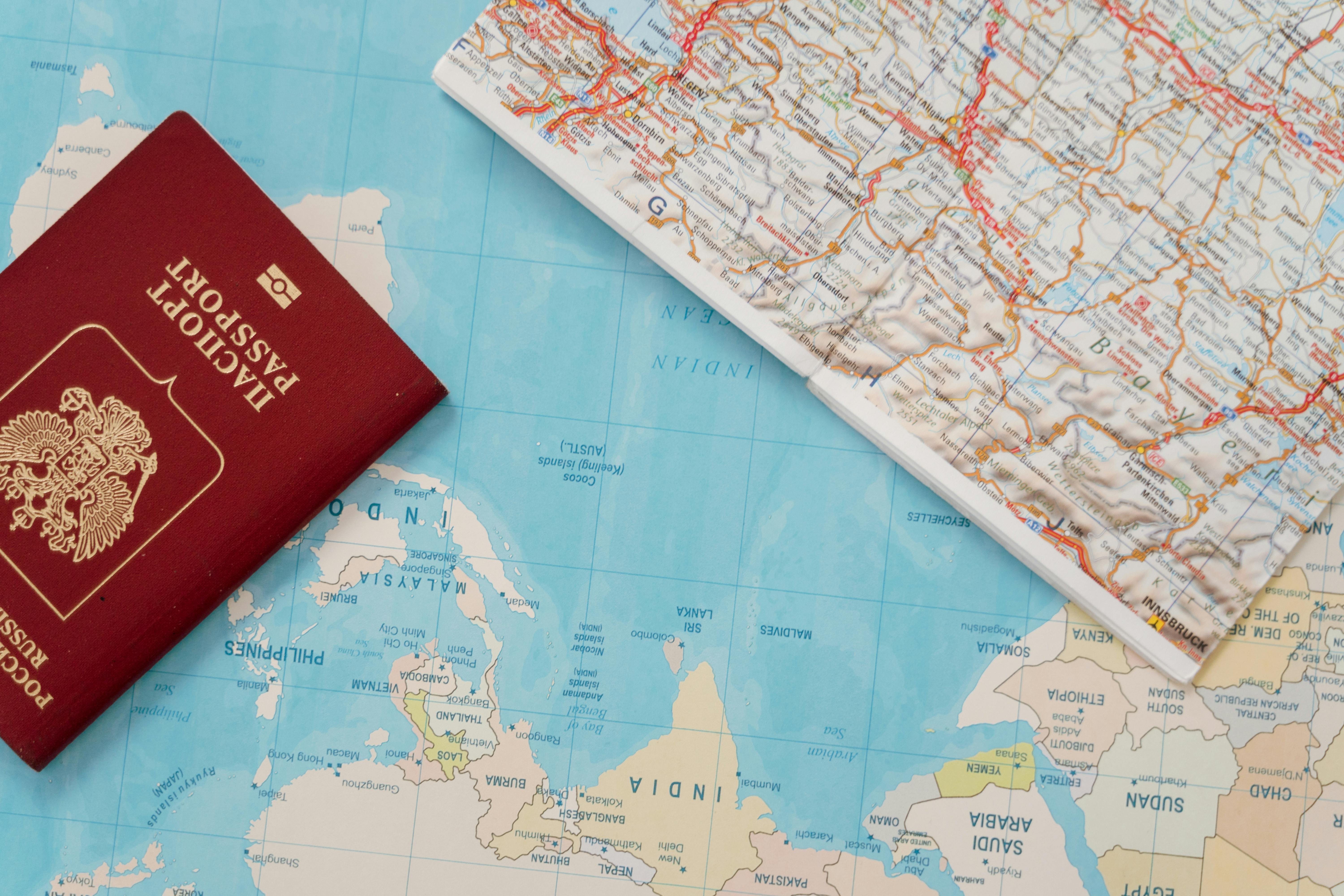 A map of the world for a person planning a trip