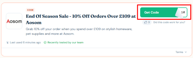 verified discount code from customers to reveal for shopping