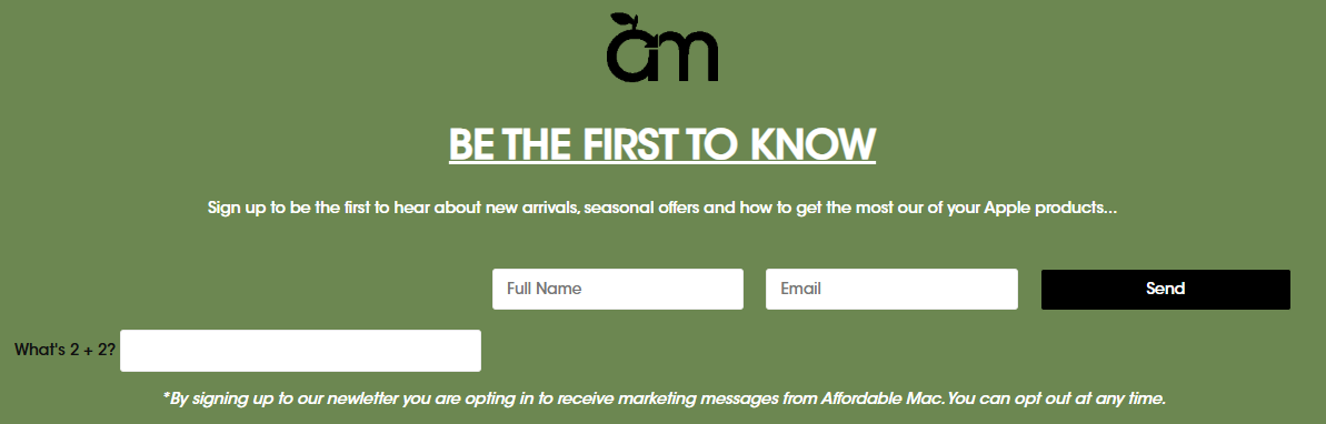 Affordable Mac signing up icon