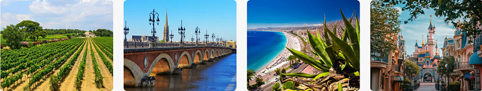 image showing a few destinations you can book stays in on Choice Hotels