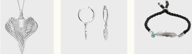 Clearance items on a white background
