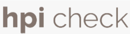 HPI Check text written in light brown background