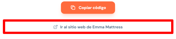 enlace para ir a la web de emma mattress desde love coupons