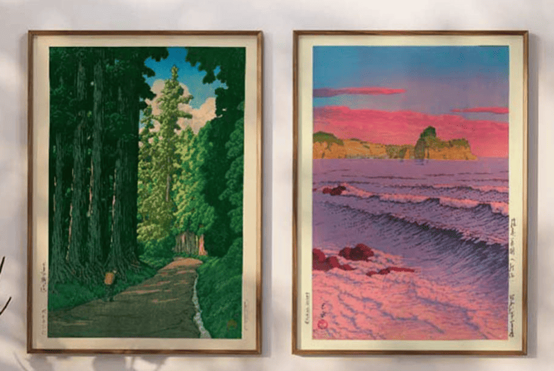 An example of the minimalist prints you can save on with an Ink & Drop voucher code