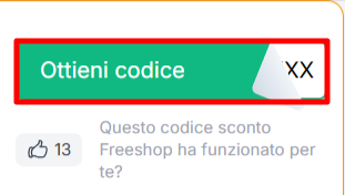 codice sconto Freeshop da poter prelevare nella lista in alto e utilizzare per risparmiare