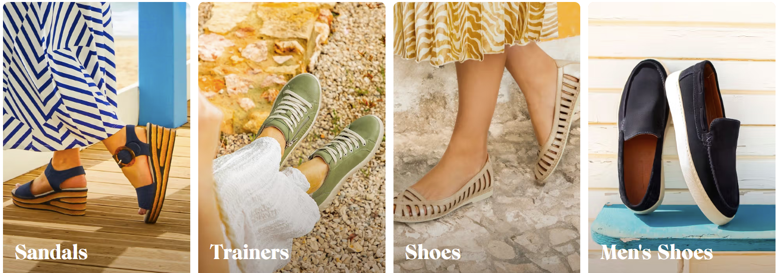 Get a comfortable pair of shoes whether you are shopping for a casual or laid back look