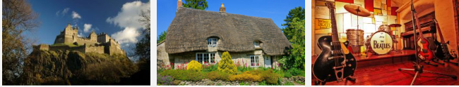 three of Golden Tours attraction tours for customers to discover