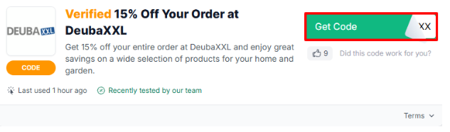 red box to reavel a DeubaXXL voucher code