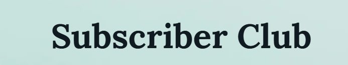 Clean Living's loyalty programme called the subscriber club