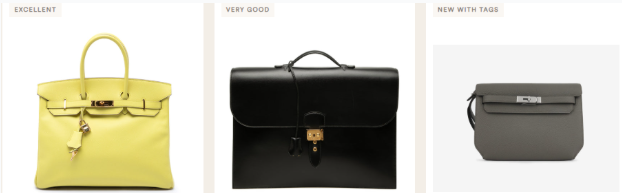Private sale items displayed on a white background