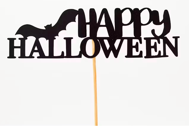 A Halloween signage which you can display with your decorations