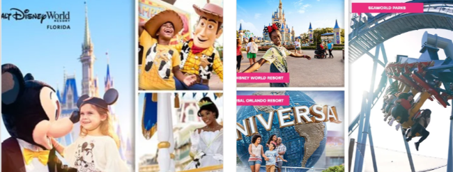 disney world and universal made for a holiday activity