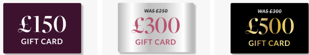 Chisholm Hunter's free gift card with different values depending on how much you spend at Chisholm Hunter