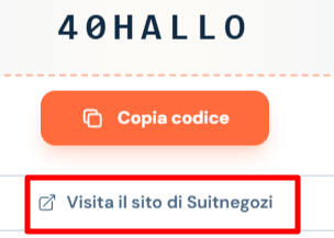 collegamento diretto al sito Suitnegozi dove poter acuistare outfit online con i codici sconto Suitnegozi