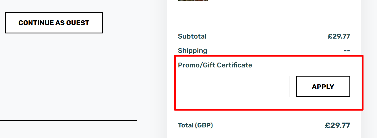 Simply LED discount code box for customers at Simply LED’s website