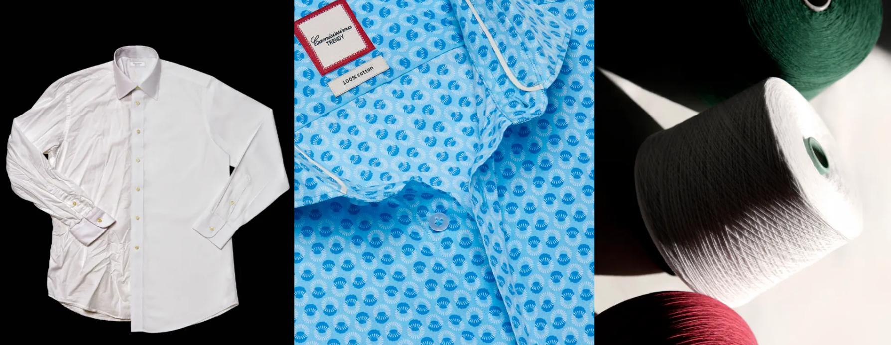 camicie e tessuti Camicissima da poter comprare sulla piattaforma ufficiale a prezzi bassi utilizzando un codice sconto Camicissima