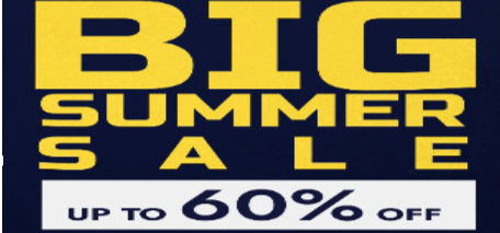 GS Workwear big summer sale logo advertising up to 60% off selected products