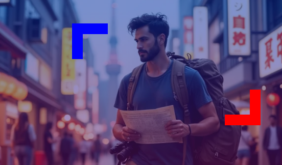 imagen de la web de europ assistance de persona viajando con mochila