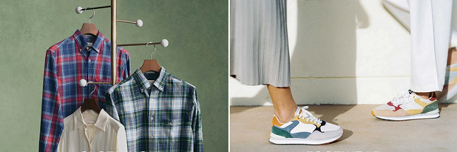 image showing some examples of Designerwear products