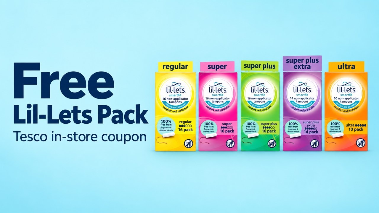 Free Lil-Lets Tampon Pack with a Tesco Coupon