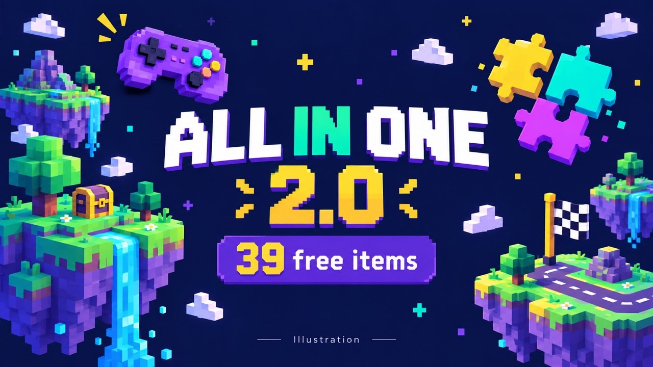 Free All In One 2.0 Indie Games and Digital Assets Bundle