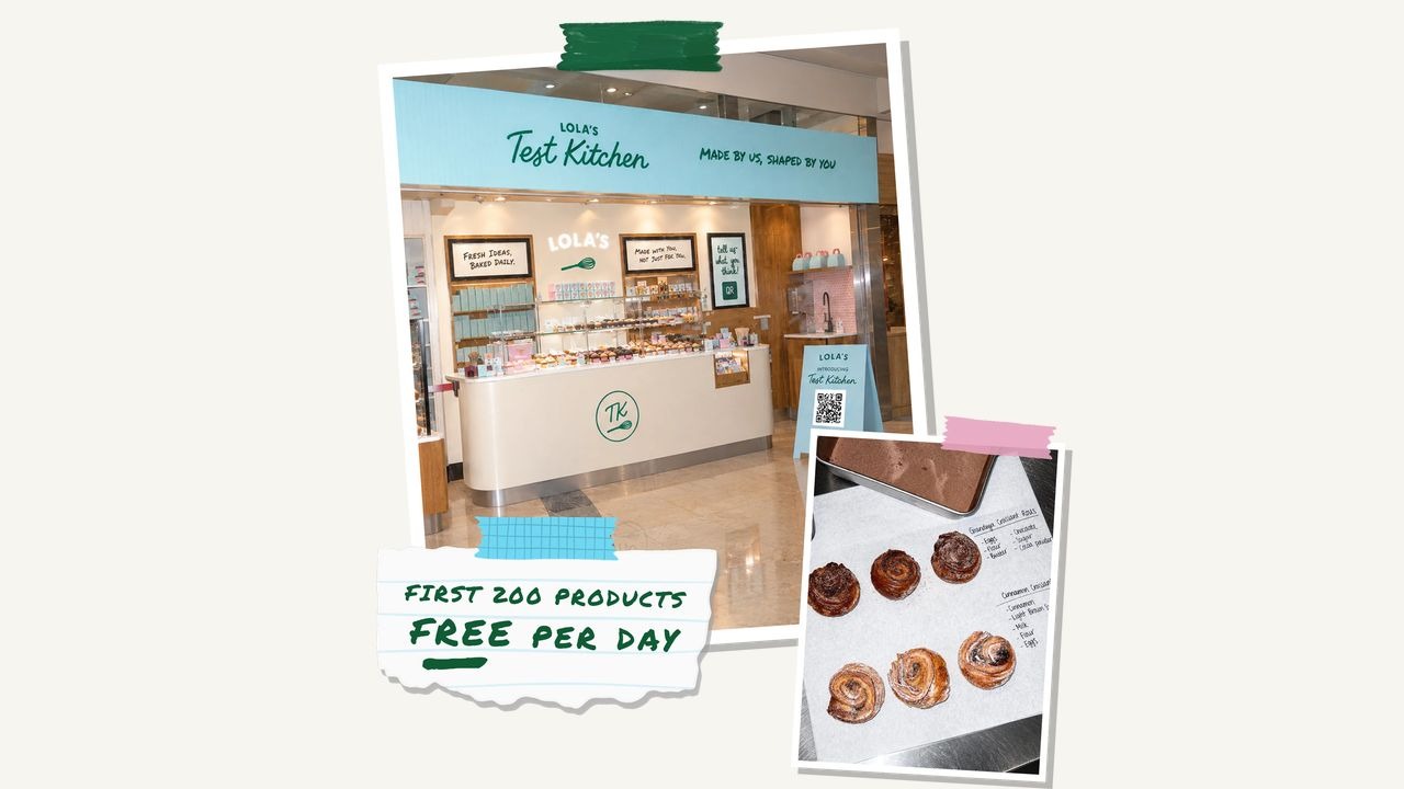 Free Lola’s Test Kitchen Bake at Canary Wharf – First 200 Daily
