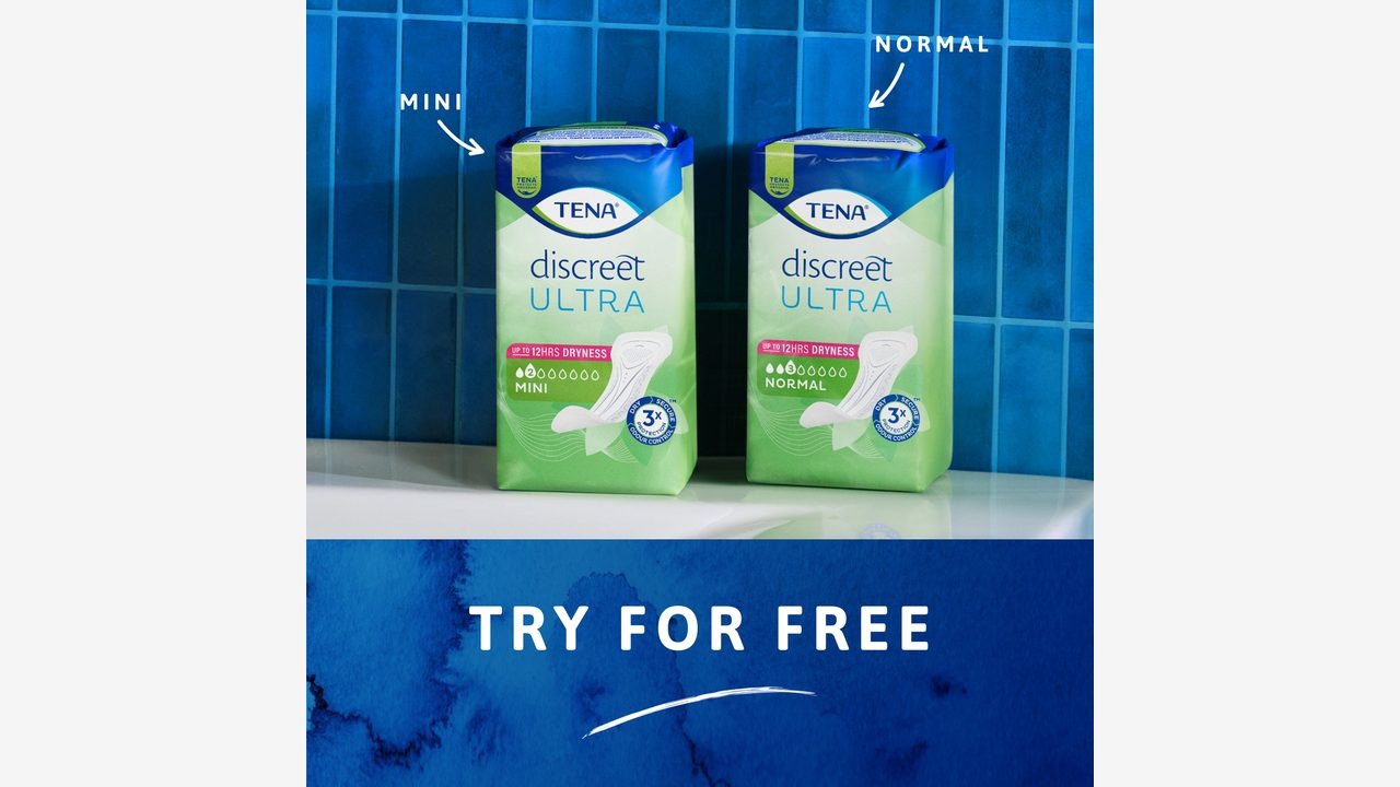 Free TENA Discreet Pack with a £3 Supermarket Coupon