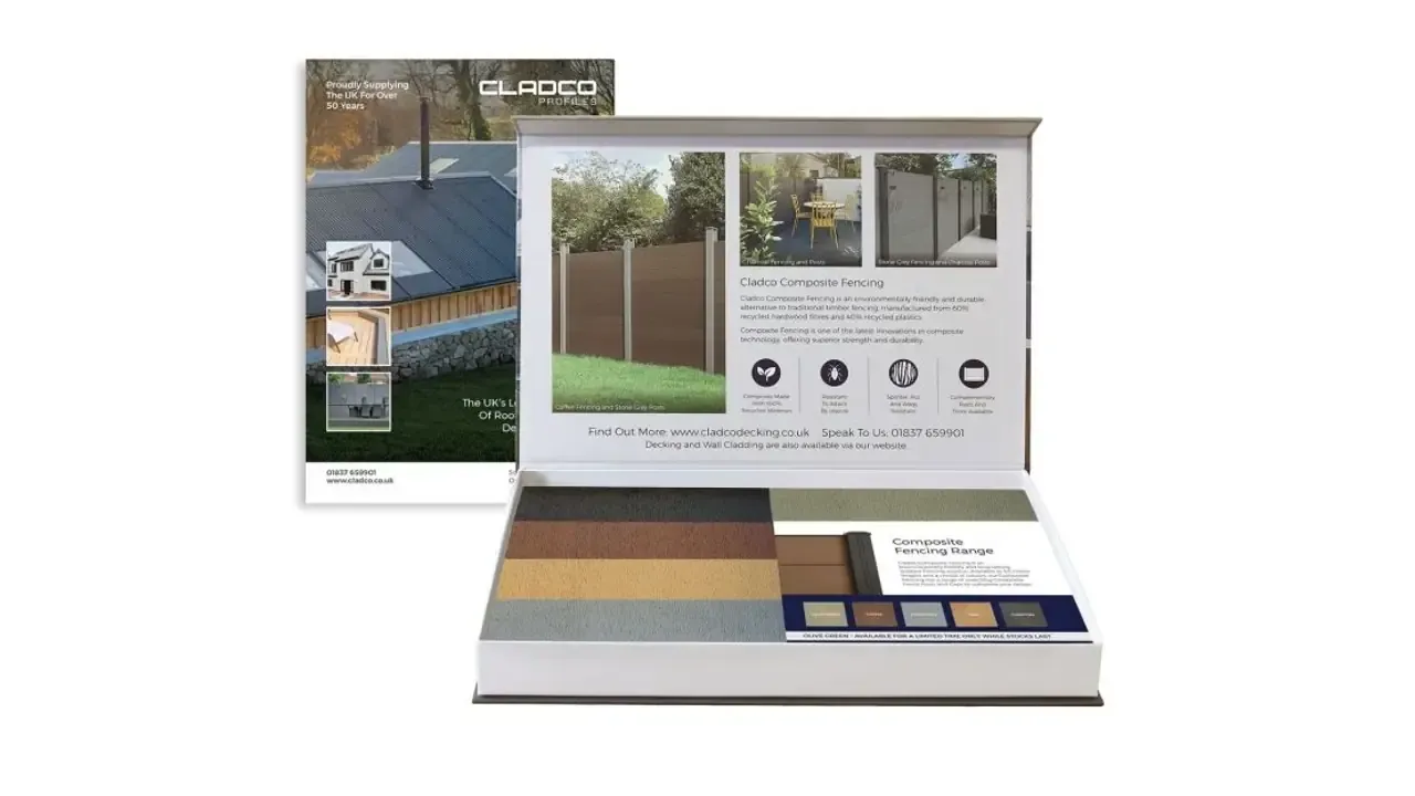 Free Cladco Signature Composite Fencing Sample Pack
