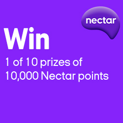 Win 1 of 10 prizes of 10,000 Nectar points